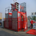 Ascenseur de construction (Scd200 / 200 Capacité maximale 2t) avec deux cages
